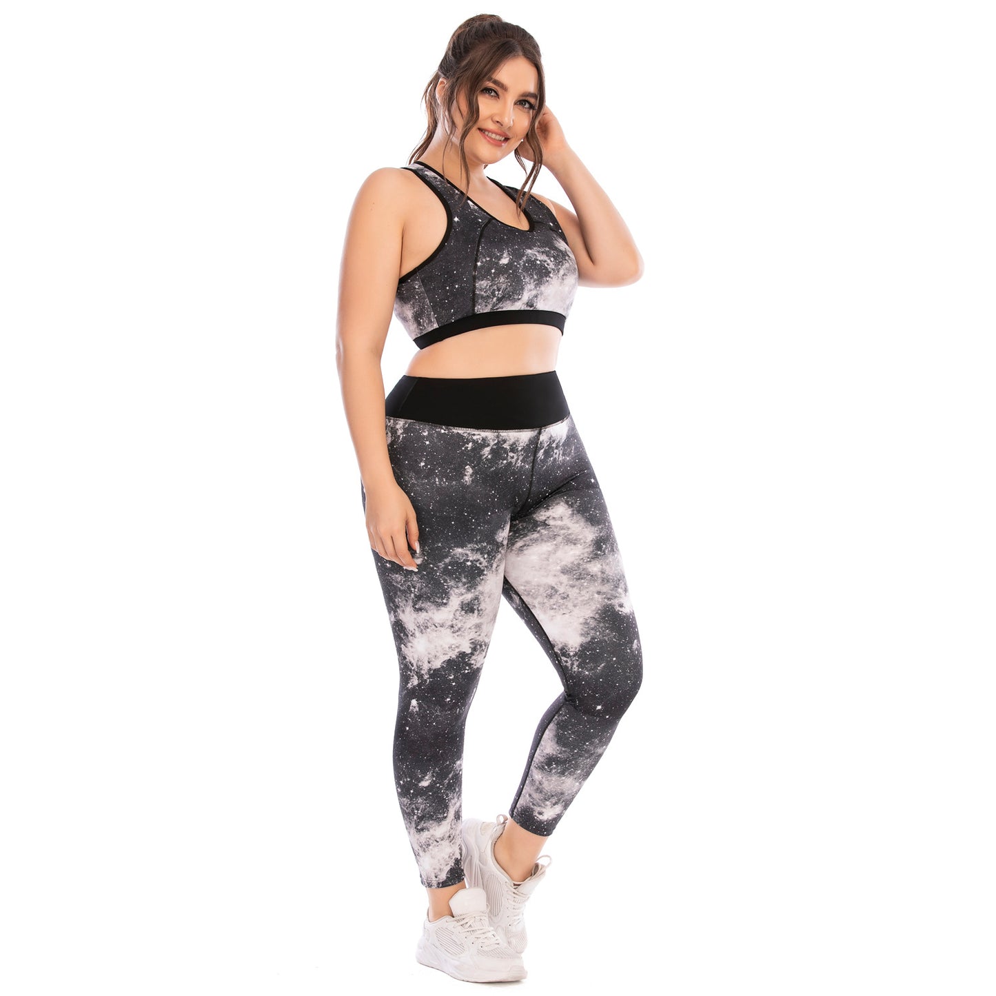 Workout Clothes Suit Plus Size Yoga Clothes Tight-fitting Pants Sports Bra
