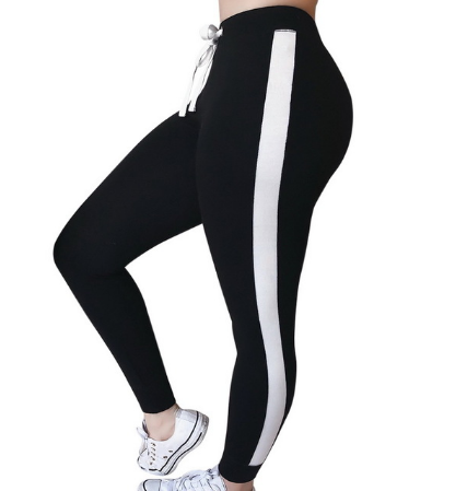 Women Running Pants Slim Fitness Leggings Patchwork Elastic Sport Pants Yoga Leggins Gym Training Trousers