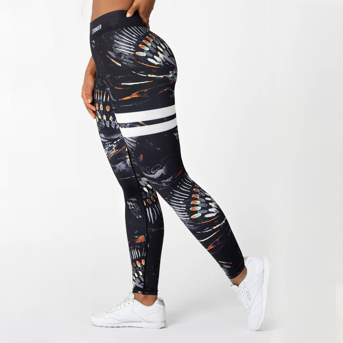 Printed Yoga Pants Hip-up High Waist Leggings Sports Yoga Pants