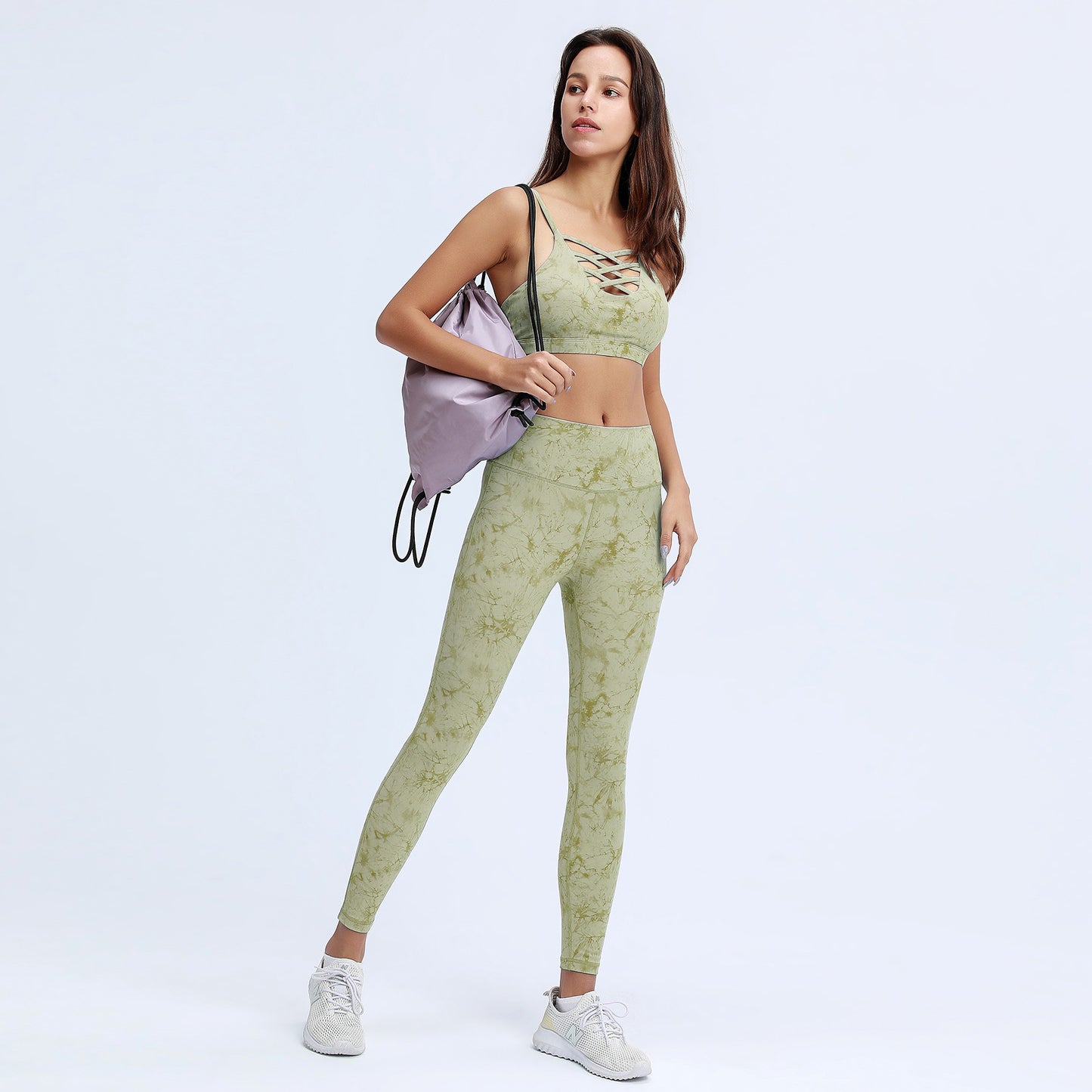 Tie Dye Yoga Sports Suit Workout Suit