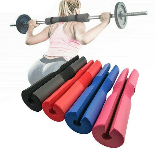 4 Colors Foam Barbell Bar Cover Pad Weight Lifting Squat Shoulder Protector Support Pad Cushioned Hip Push Bar Protection Pad